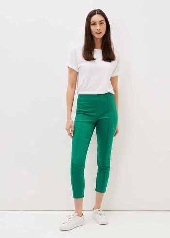 Phase Eight Miah Cropped Trousers Green USA | 6520139-AC